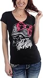 Metal Mulisha - Womens Antics T-Shirt, Size: X-Large, Color: Black