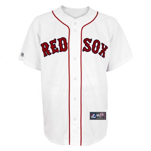 MLB Boston Red Sox Replica Home Jersey, White, Small