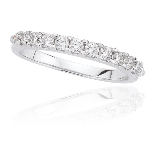 14k White or Yellow Gold Diamond Ring (I-J Color, I2-I3 Clarity)