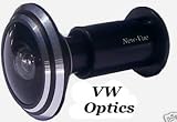 Black Metal 290 Degree Wide Angle Peephole Door Viewer Scope