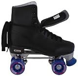 Riedell Carrera Quad Speed Skates Black Size 12