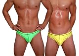 MENS CONTRAST STITCH HOT BODY BIKINI SWIMSUIT GARY MAJDELL SPORT