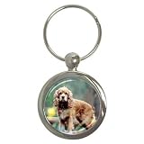 Cocker Spaniel Key Chain (Round)