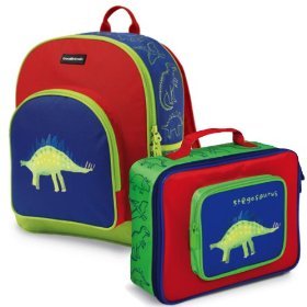  Crocodile Creek Stegosaurus Backpack & Lunchbox Set