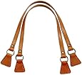 byhands Genuine Leather Camel Purse Handles (32-4904-E), 19.3"