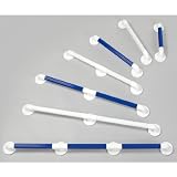 Heavy Duty Bariatric Grab Bar 1-1/4 inch Dia. x 12 inch L, White Finish