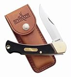 Schrade 6OT Old Timer Golden Bear Lockback Knife with Nylon Sheath