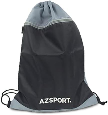 AZSPORT Drawstring Bag, Waterproof Gym Sackpack, Ideal for Training and Sports Workout, Grey