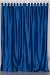 Blue Art Silk Custom made Curtains Drapes Panels Tab Top