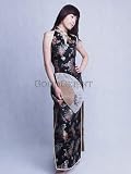 Classy Floral Silk Brocade Qipao