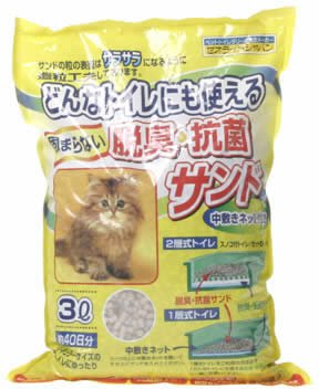 Cover image : 固まらない 脱臭・抗菌サンド 3L