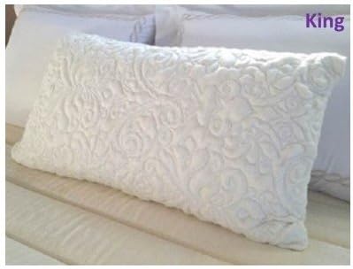 Attain Longer Periods of Deep Sleep and Rest in Comfort with This Memory Foam Pillow Infused with Cool Gel. Pillows Adapt to the Shape of Your Head Providing Neck and Shoulders with Cervical Orthopedic Support. (King)