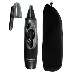 Panasonic ER430K Vacuum Nose/Ear Hair Trimmer, Gray