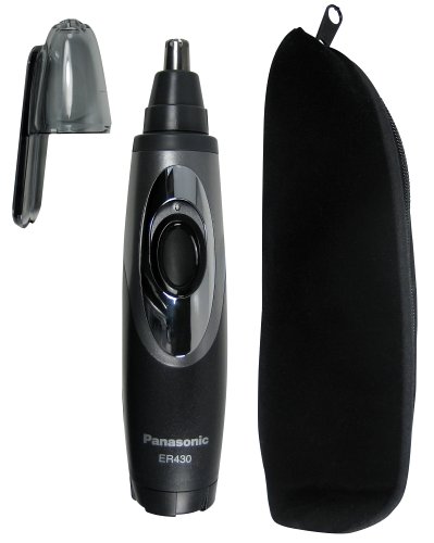 Panasonic ER430K Vacuum Nose/Ear Hair Trimmer, Gray