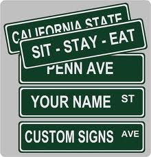 street signs