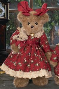 41520qaTuLL Mary Beth Bearington Victorian Dressed Christmas Teddy Bear Stuffed Animal Gift By Bearington Collection