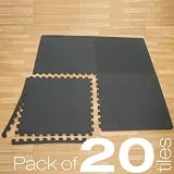20x Confidence Interlocking Floor Tiles 80 sq ft