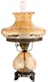 Amber Crackle Large Tamoshanta Night Light Hurricane Lamp