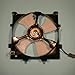 92-95 HONDA CIVIC A/C CONDENSER FAN SHROUD ASSEMBLY, M.T. (1992 92 1993 93 1994 94 1995 95) H190904 80151SR3013+801 Image