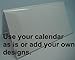 Pocket CALENDAR Planner 2 Yr 2015 2016 PLUS Vinyl Cover + White Cover Stock ONE SET