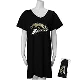 Western Michigan Broncos Ladies Black Nightshirt in a Bag by Football Fanatics