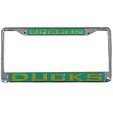 Oregon Ducks Chrome License Plate Frame