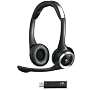 Logitech ClearChat PC kabelloser Stereo Kopfh�rer mit USB Transmitter