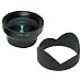Ricoh GW-1 21mm Wide Conversion Lens with Hood for the GR Digital & GR Digital II Cameras, Requires GH-1 Adapter for Mounting.