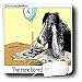 Londons Times Funny Dogs Cartoons - Bored Border Collie - Mouse Pads