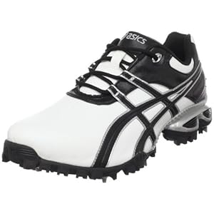 ASICS Men's GEL-Linksmaster Golf Shoe,White/Black/Silver,9.5 M