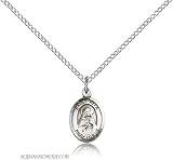 St. Rita Baseball Small Sterling Silver Medal