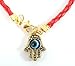 Kabbalah Red String Bracelet Against Evil Eye with Hamsa Hand