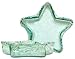 Spanish Recycled Textured Glass Large Star Bowl 11"Dx2.75"H