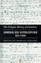 American Literature to 1900 (Hist of Literature) (v. 8)