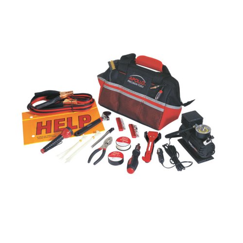 Apollo Roadside 53-pc. Emergency Kit with Air Compressor by American Fulfillment