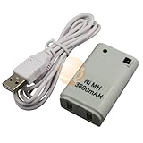 Battery Pack & Charger Cable for Xbox 360 Wireless Controllers