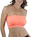 ToBeInStyle Women's 6 Pack Stretchy Seamless Bandeau Tube Bra - Vibrant - OS
