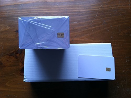 100 cards. SLE 4442 HiCo blank card. Genuine Siemens chip. Smart card. USA Seller