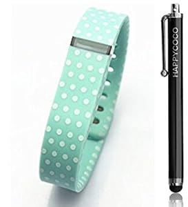 HAPPYCOCO Dot Polka Dots Style Replacement Band with Clasp for Fitbit Flex , Band only no tracker included