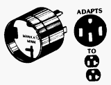 GE Industrial Dept. AD5020 Mobile Home-Motor Home Adapter