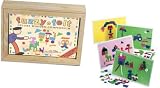 Review Toy Brokers 9010 / Fuzzy Felt Deluxe Wooden Compendium