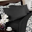 Egyptian Bedding 600 Thread Count Egyptian Cotton Sheet Set, King, White Solid