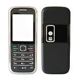 Electronics : TeckNet Nokia 6233 Style-up Housing Fascia cover for the Nokia 6233 With Keyboard - Black