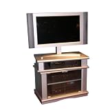 TV/DVD/VCR Cart With Swivel Top