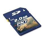 PNY P-SD2GB-FS Optima 2GB Secure Digital Class 4 Flash Memory Card