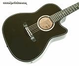 Black Electro Acoustic Guitar 5eq Active pickup
