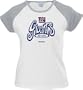 New York Giants Women's Doll Baby Raglan Tee