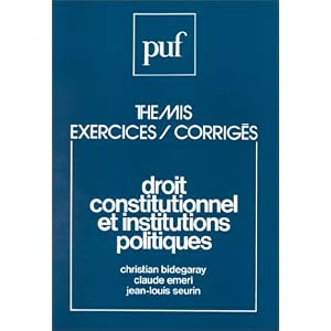 Droit constitutionnel et Institutions politiques