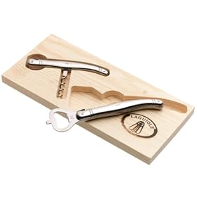 Sabatier Laguiole Opener Set, Stainless Steel