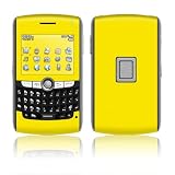 Solid State Yellow Design Protective Skin Decal Faceplate for Blackberry 8800/ 8820/ 8830/ World Cell Phones